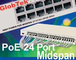 Alimentation Ethernet (PoE) 24 ports Midspan Alimentation Ethernet (PoE) 24 ports Midspan