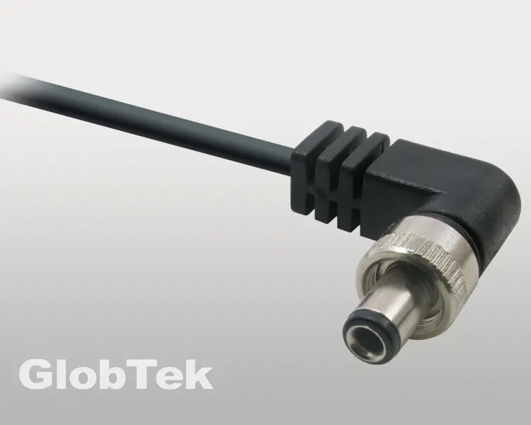Connecteur coudé à verrou, S760K de type cylindrique et surmoulé sur câbles en PVC ou silicone