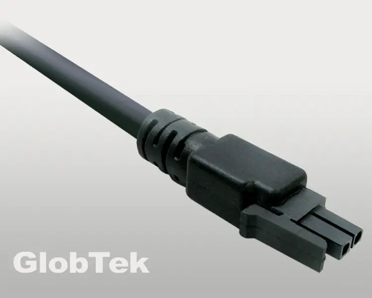 Connecteur 2 points Molex Micro-Fit 3.0™ surmoulé sur câble on silicone,OSP-431-01000018(R)