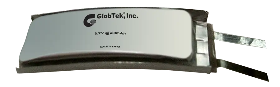 GlobTek’s Wearable Curved 3.7 @ 28mAh Li-Po Battery Pack Designed to Meet UL 1642 Cell Approval!
A leader in the design, integration, and manufacture of custom battery packs and battery chargers, GlobTek... GlobTek’s Wearable Curved 3.7 @ 28mAh Li-Po Battery Pack Designed to Meet UL 1642 Cell Approval!
A leader in the design, integration, and manufacture of custom battery packs and battery chargers, GlobTek...